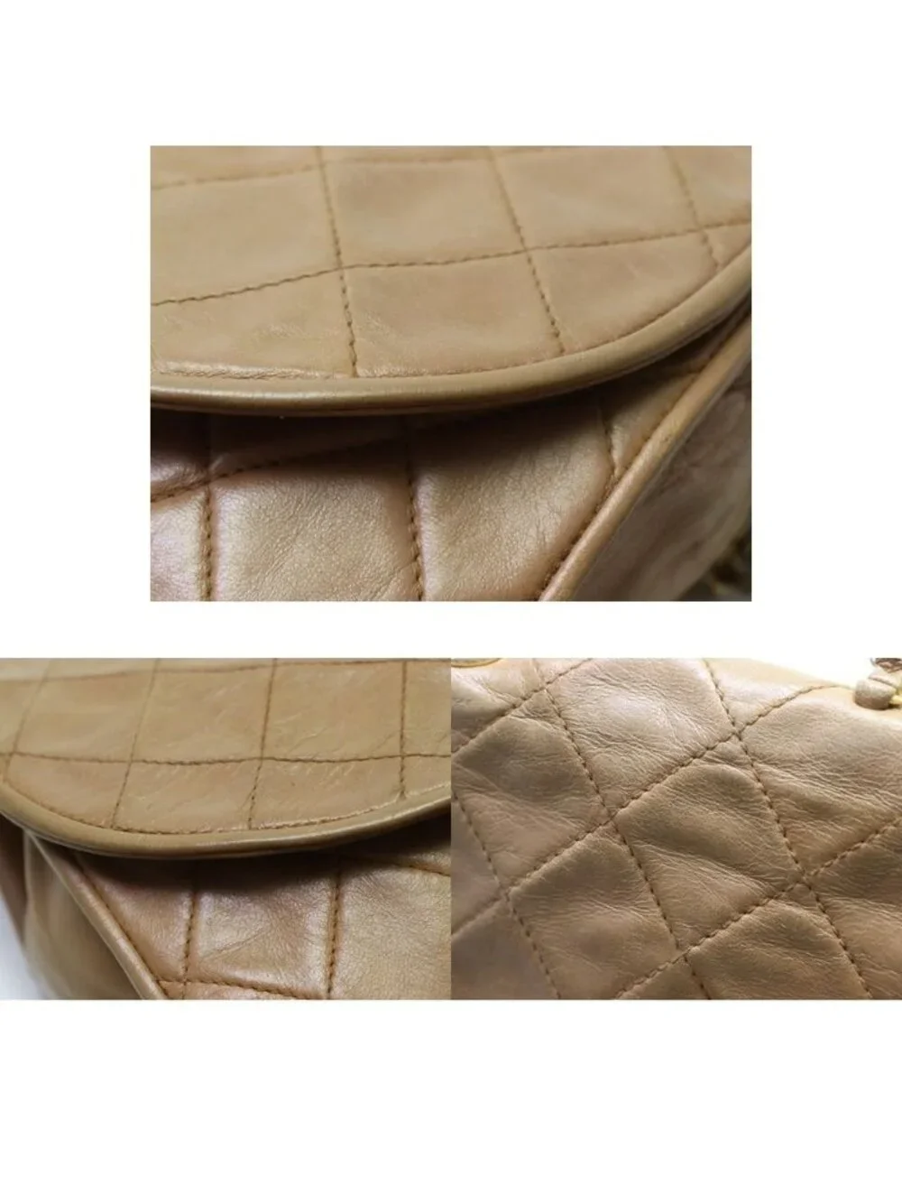 Chanel Lambskin Quilted Chain Shoulder Bag